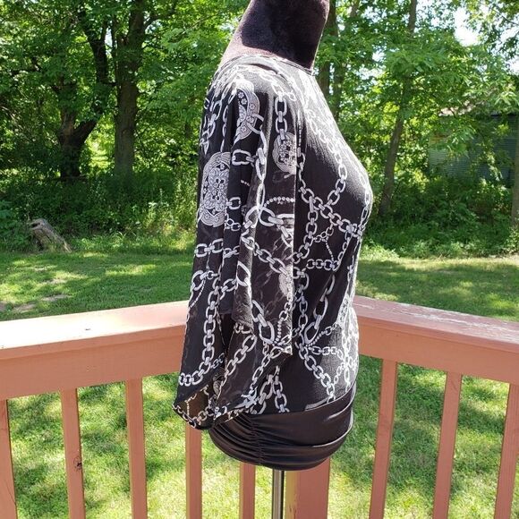 Jennifer Lopez Batwing Business Casual Top, sz XS - Picture 6 of 13